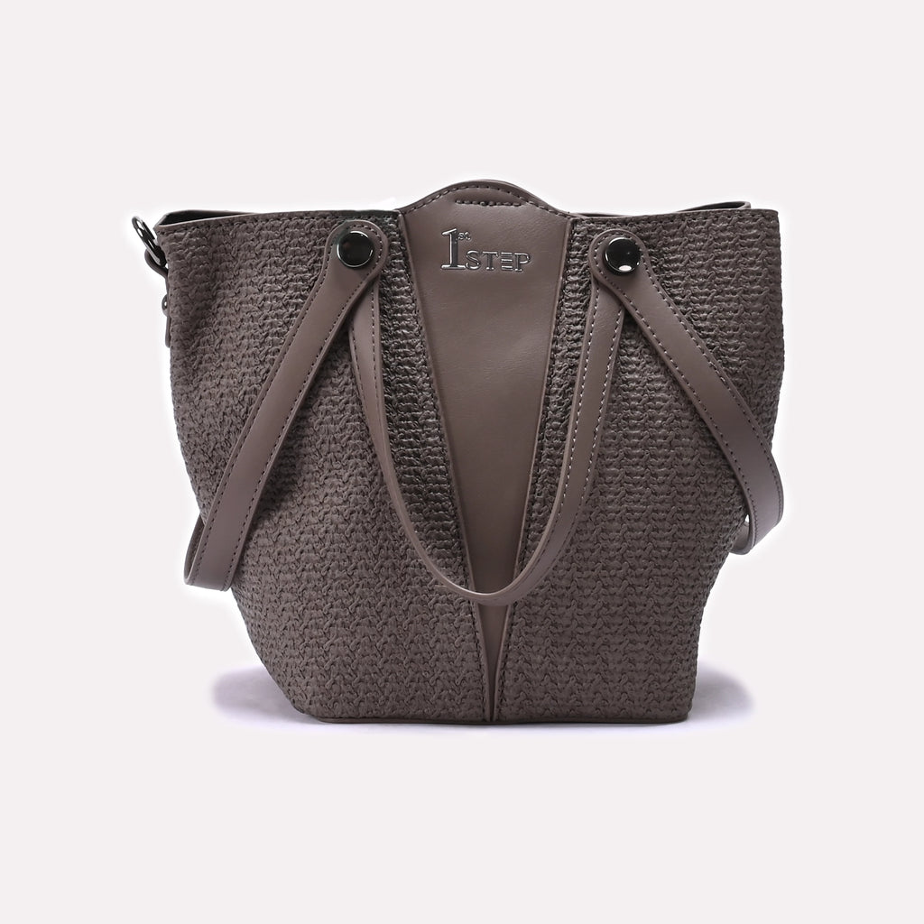 Hand Bag Gray 0322329