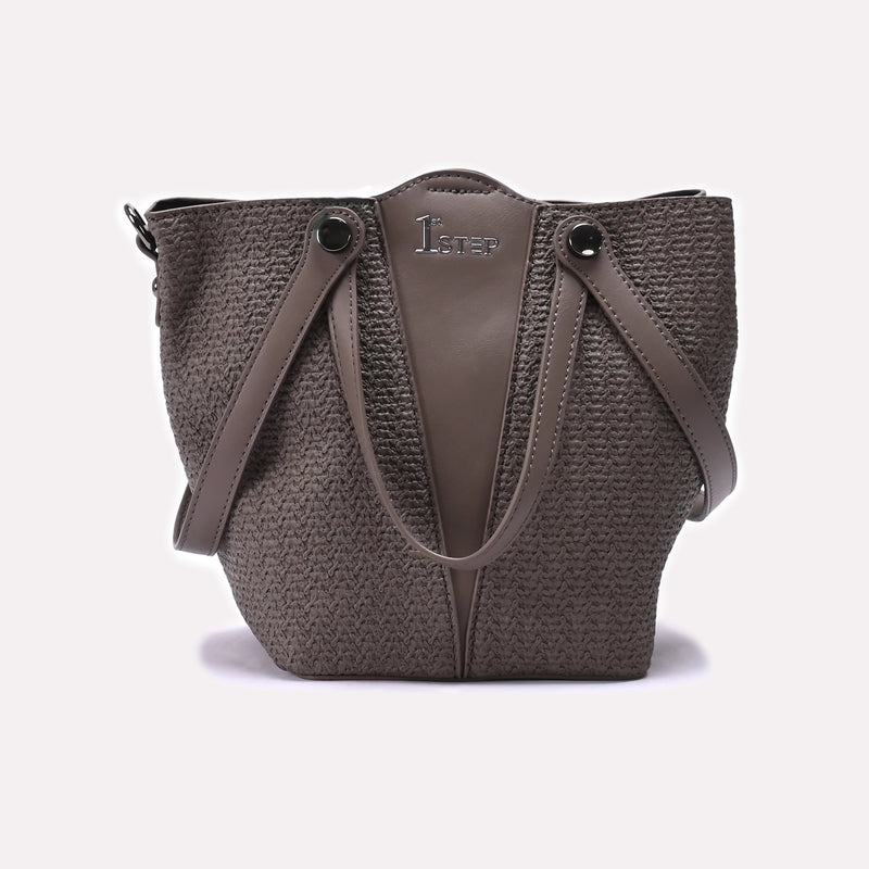 Hand Bag Gray 0322329