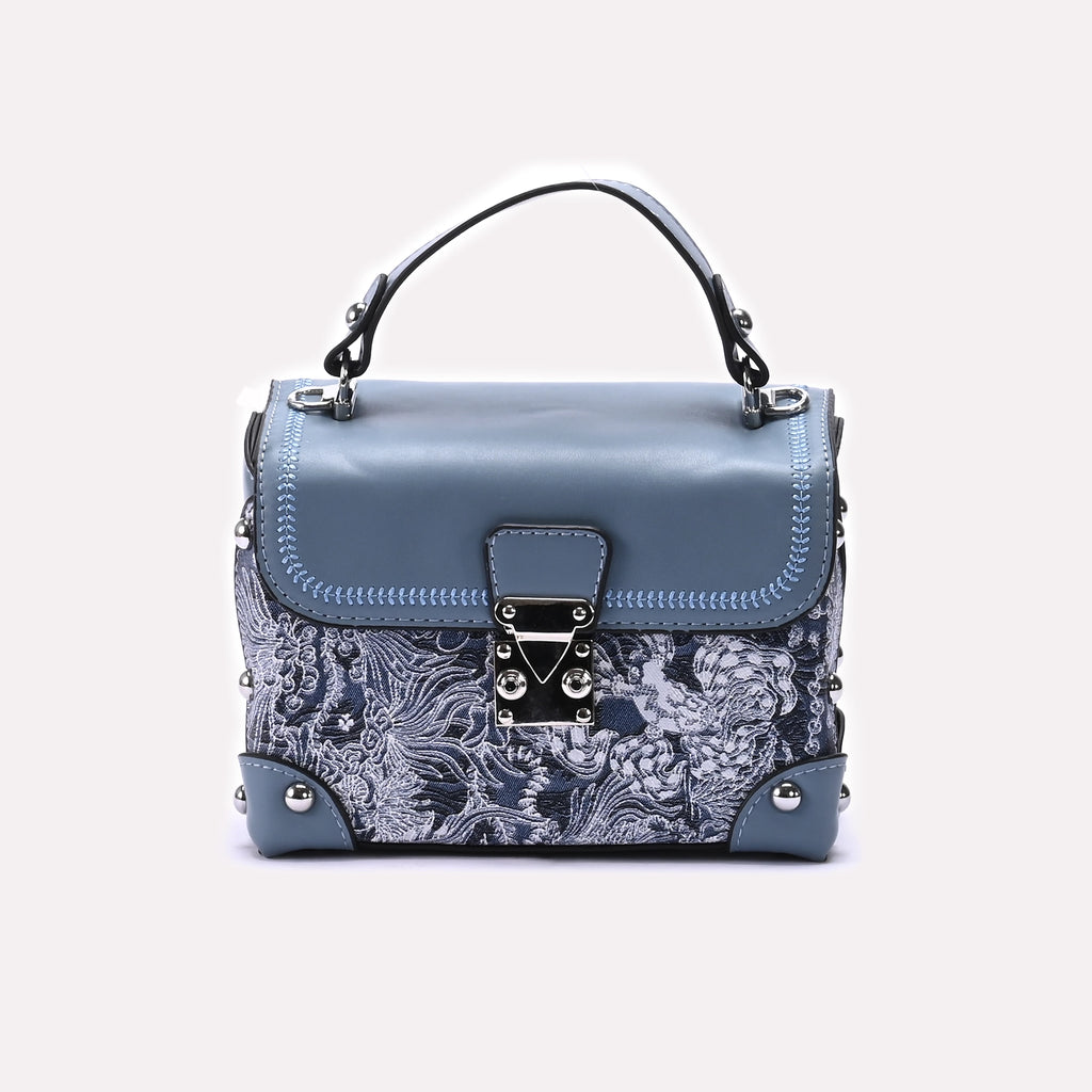 Hand Bag Blue 0322320