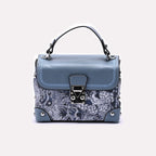 Hand Bag Blue 0322320