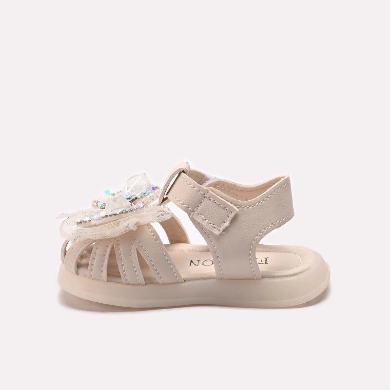 Girl Fancy Sandal Fawn 0721392