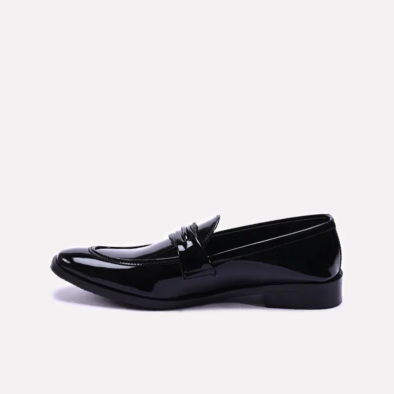 Noble Black Glossy Formal Loafers 0111138