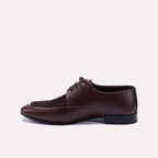 Brown Velvet Derby Shoes 0111319