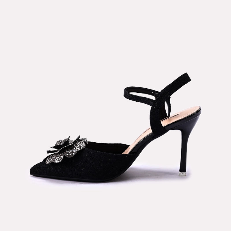 Bridal Court Shoes Black 0450196