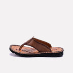 Brown Casual Flip Flops for Men