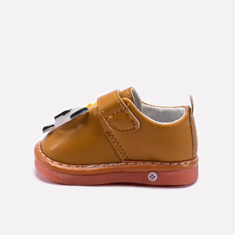 Mustard Boy Velcro Sneakers 0640080