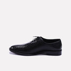 Black Textured Oxfords 0111298