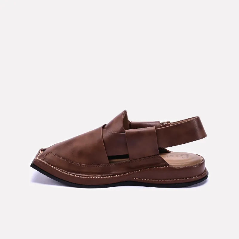 Brown Kaptan Peshawari Sandal 0140176