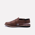 Brown Peshawari Chappal for men
