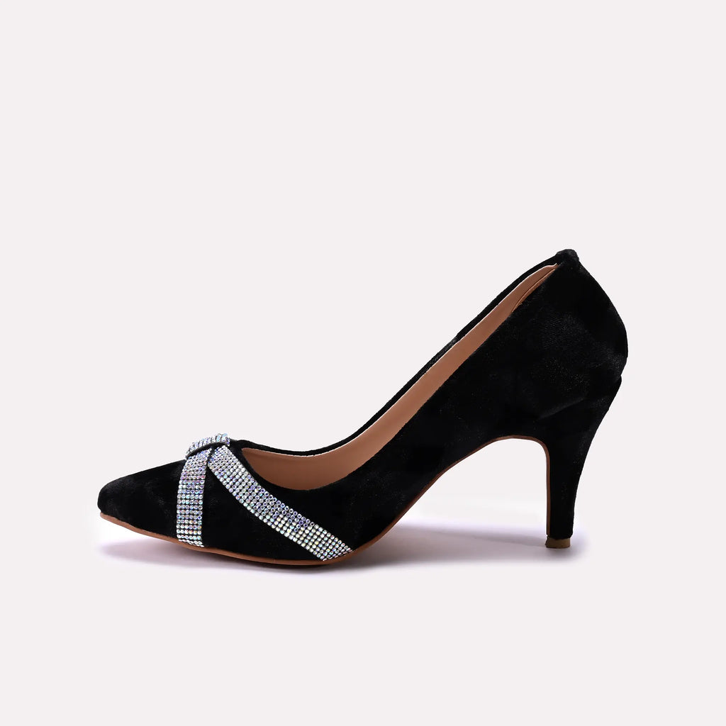 Fancy Court Shoes Black 0450085