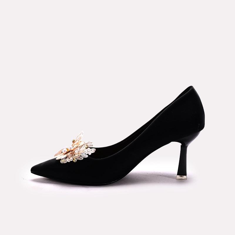 Fancy Court Shoes Black 0450159