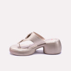 Gold Chunky Flip Flops 0413244