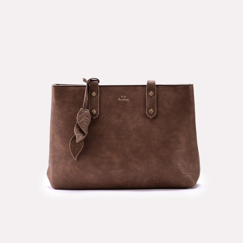 Casual Shoulder Bag Light Brown 0331738