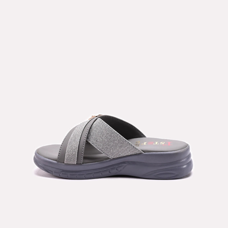 Baby Fancy Slipper Grey 0730375