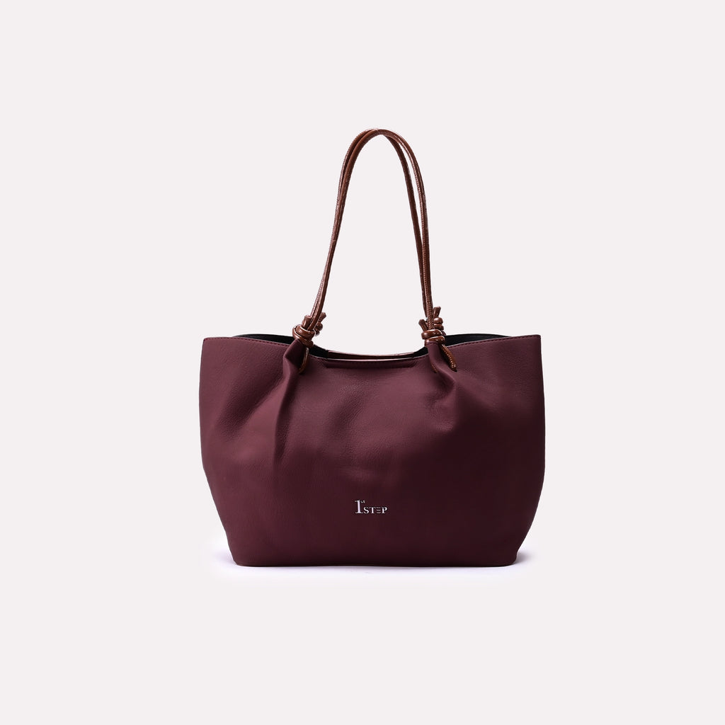 Casual Shoulder Bag Maroon 0331771