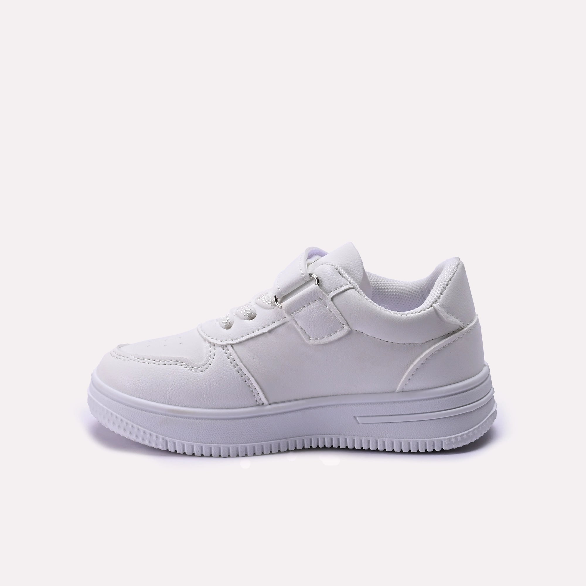 Baba School Shoes White 0650819