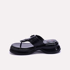 Black Chunky Flip Flops 0412902