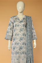 Amara - 3 Piece Stitched Lawn Suit 15D0097