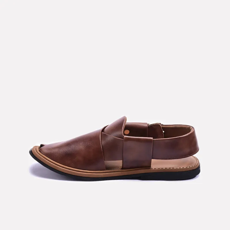 Brown Kaptan Peshawari Sandal 0140745