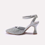 Bridal Court Shoes Silver 0450147