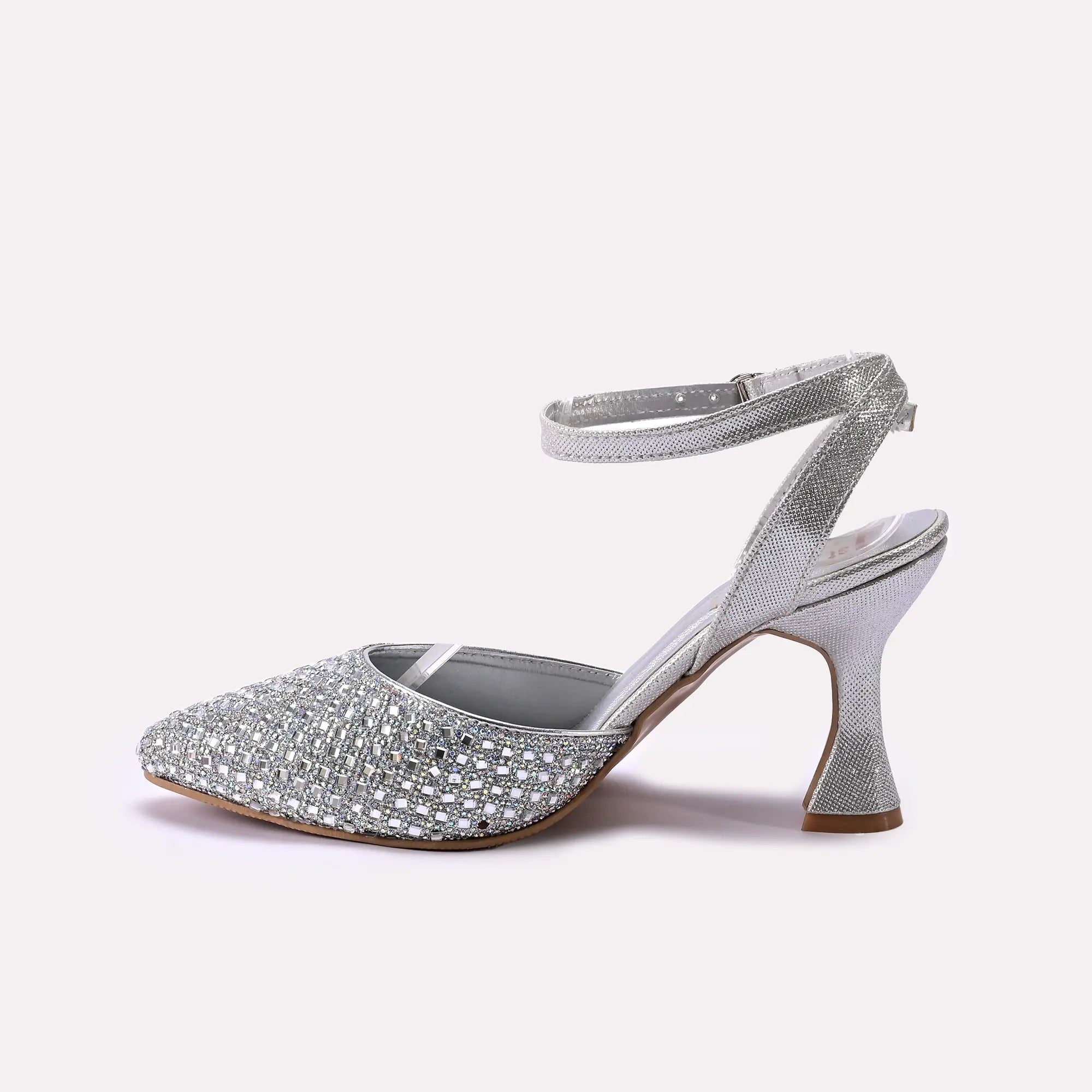 Bridal Court Shoes Silver 0450147