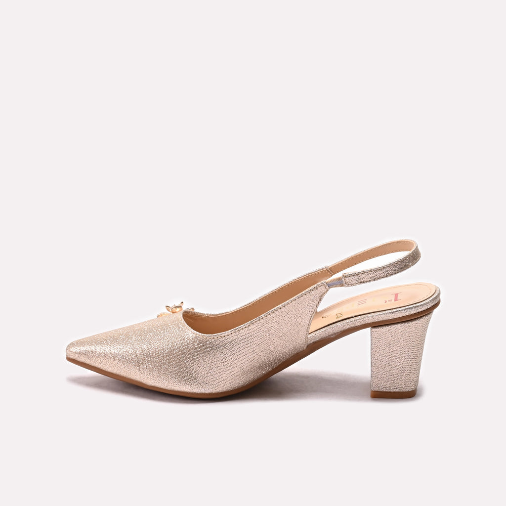 Fancy Court Shoes Golden 0450223