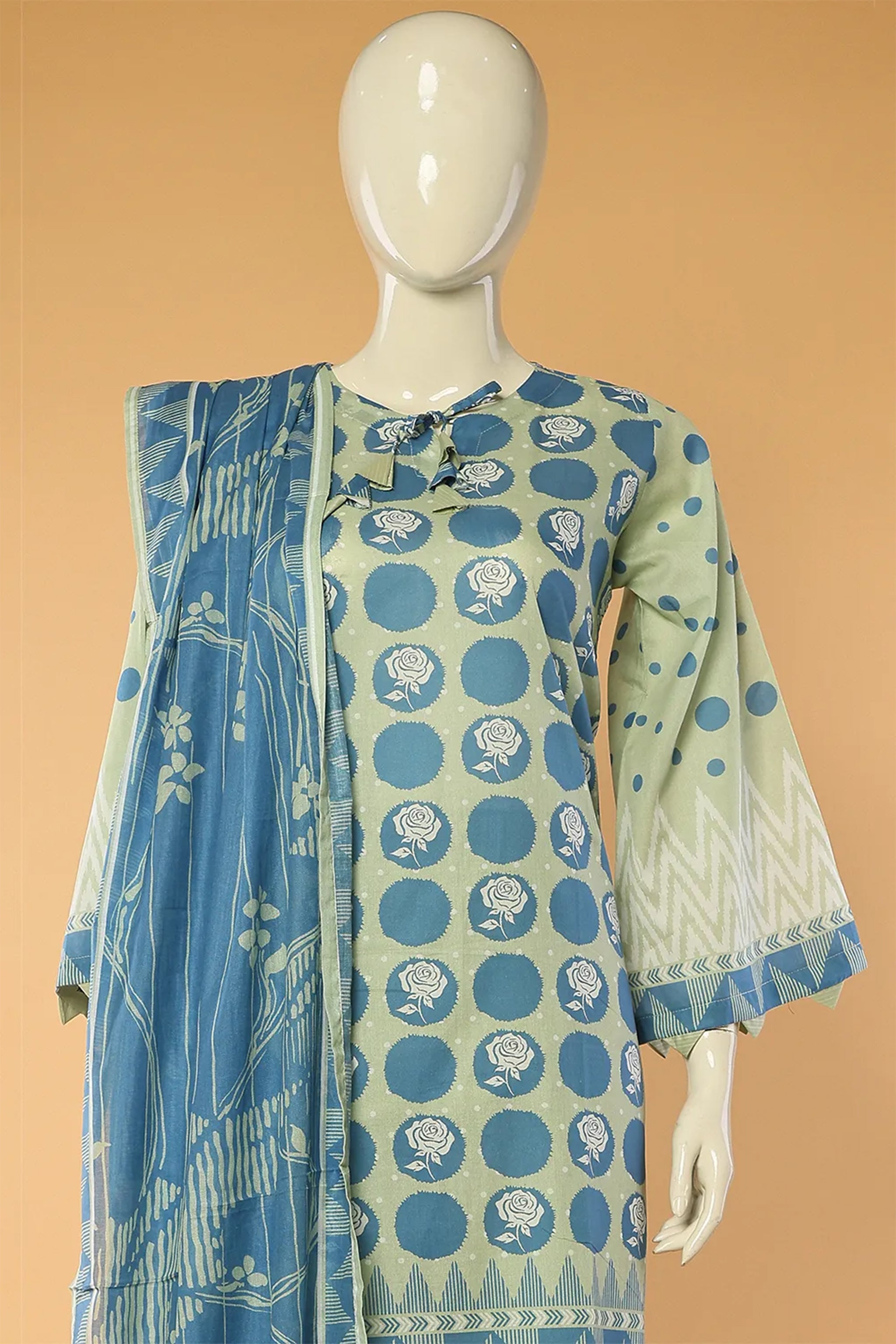 Barirah - 3 Piece Stitched Lawn Suit 15D0104