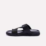 Black Comfy Casual Slippers Men 0151127