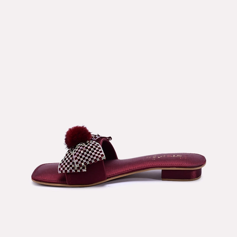 Fancy Slipper Maroon 0412656