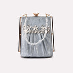 Hand bag Blue 0322343