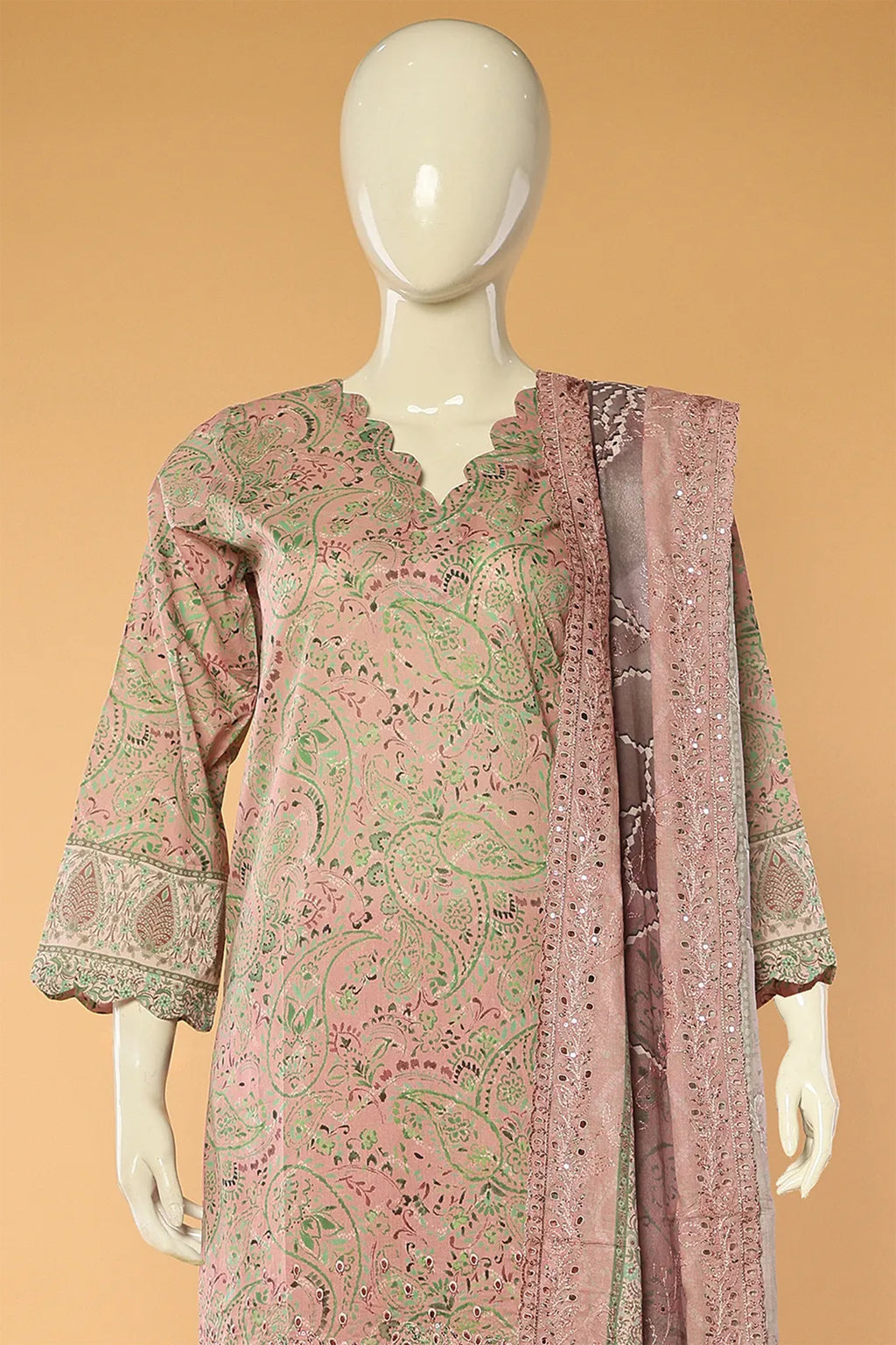 Sarina - 3 Piece Stitched Lawn Suit 15D0094