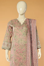 Sarina - 3 Piece Stitched Lawn Suit 15D0094