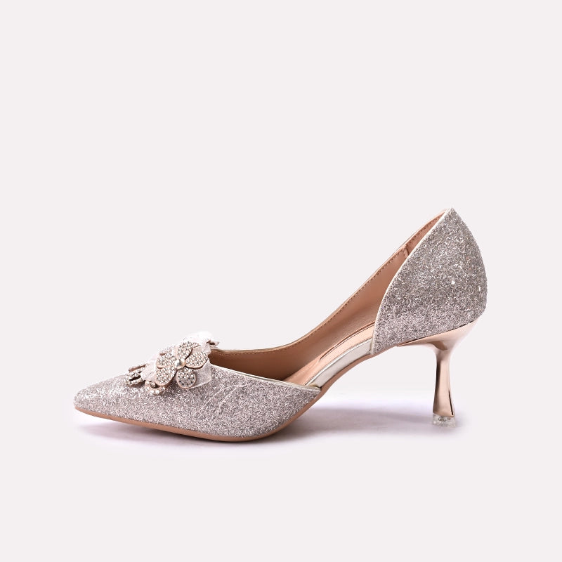 Bridal Court Shoes Golden 0450198