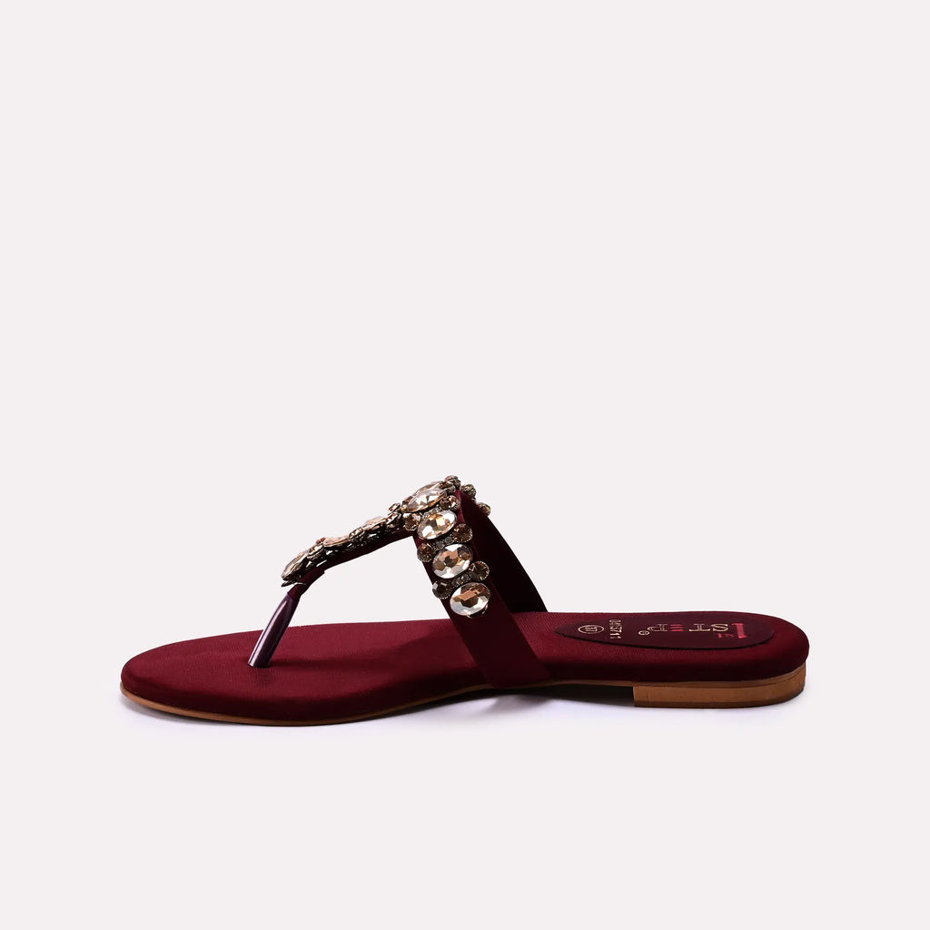 Fancy Slipper Maroon 0413711