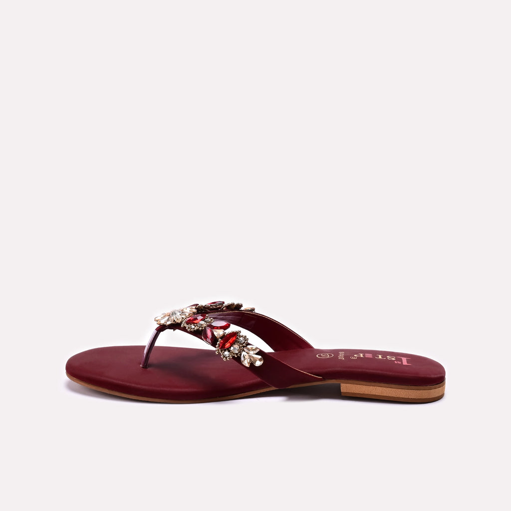 Fancy Slipper Maroon 0414017