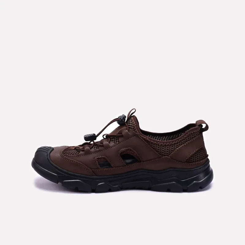 Mens Brown Roman Sandals