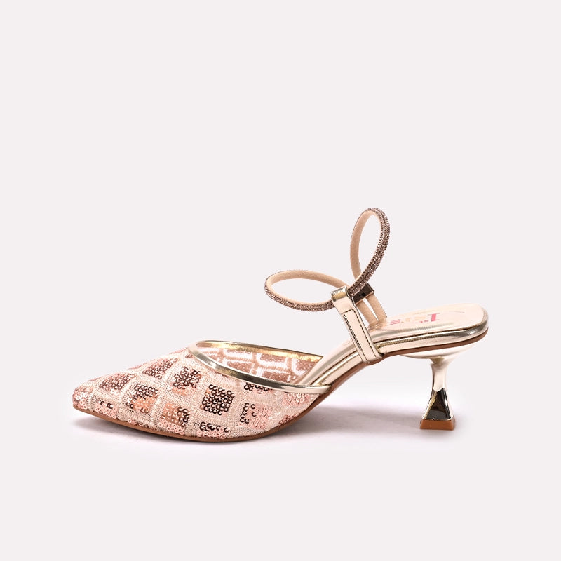 Bridal Court Shoes Golden 0450044