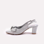 Bridal Court Shoes Silver 0450070