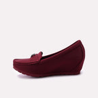 Moccasin Shoes Maroon 0440962