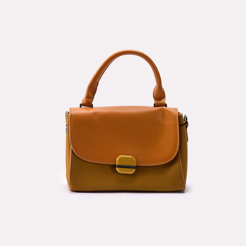 Casual Hand Bag Yellow 0322185