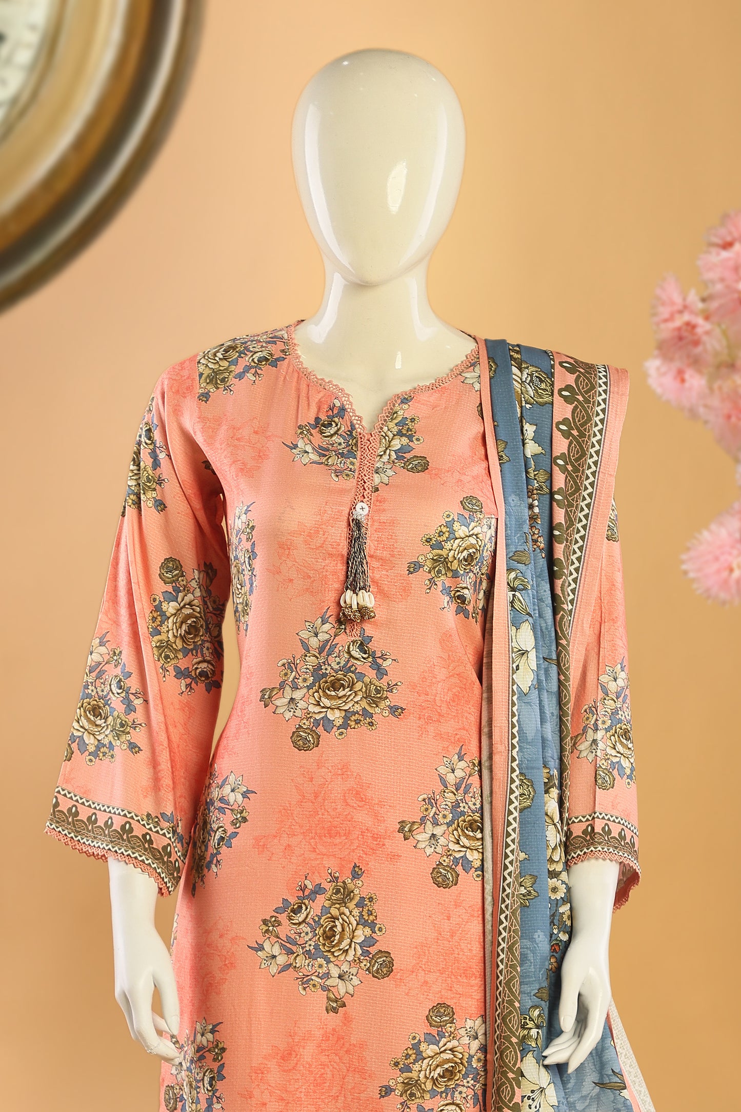 Aurora - 3 Piece Stitched Lawn Suit 15R1120