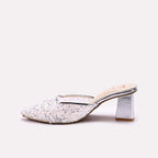 Fancy Court Shoes Silver 0450048
