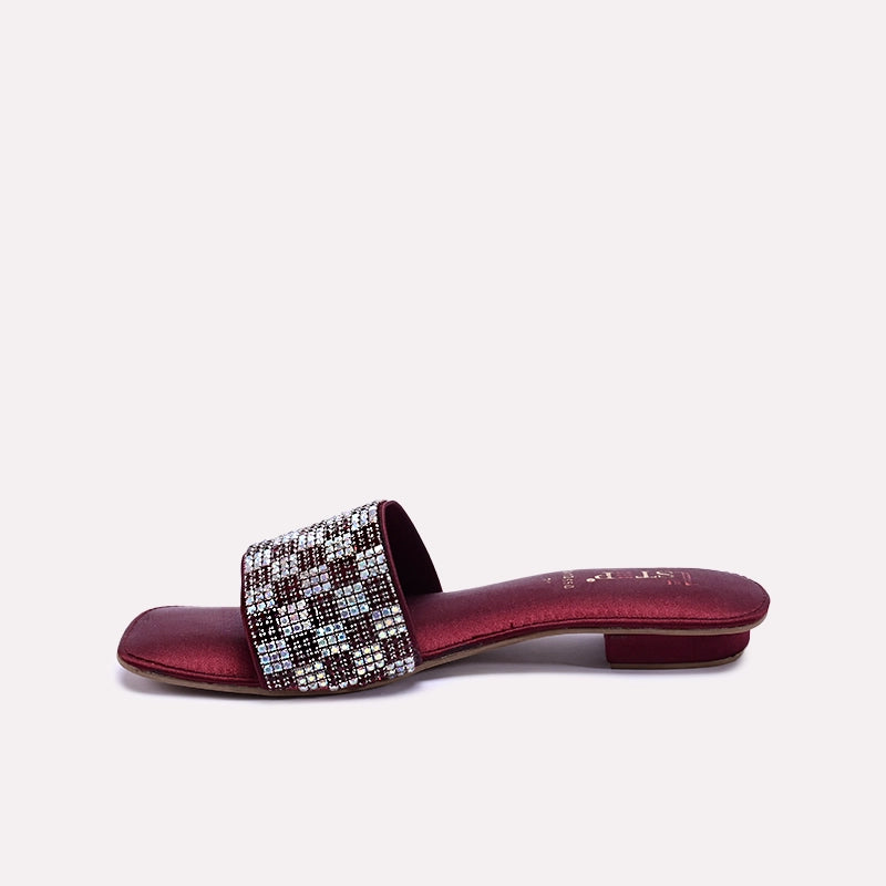 Maroon Fancy Slippers 0412650