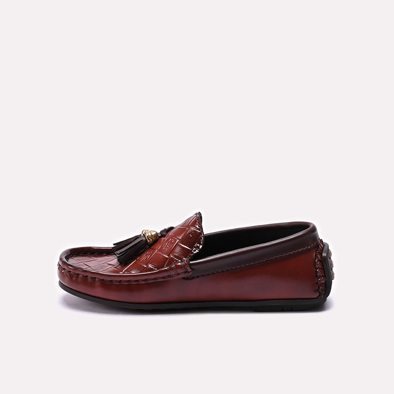 Boy Loafer Shoes Brown 0610714