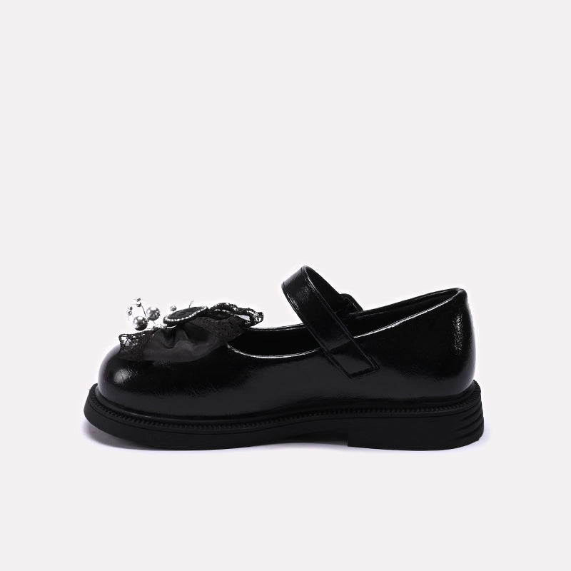 Girl Fancy Pumps Black 0710707