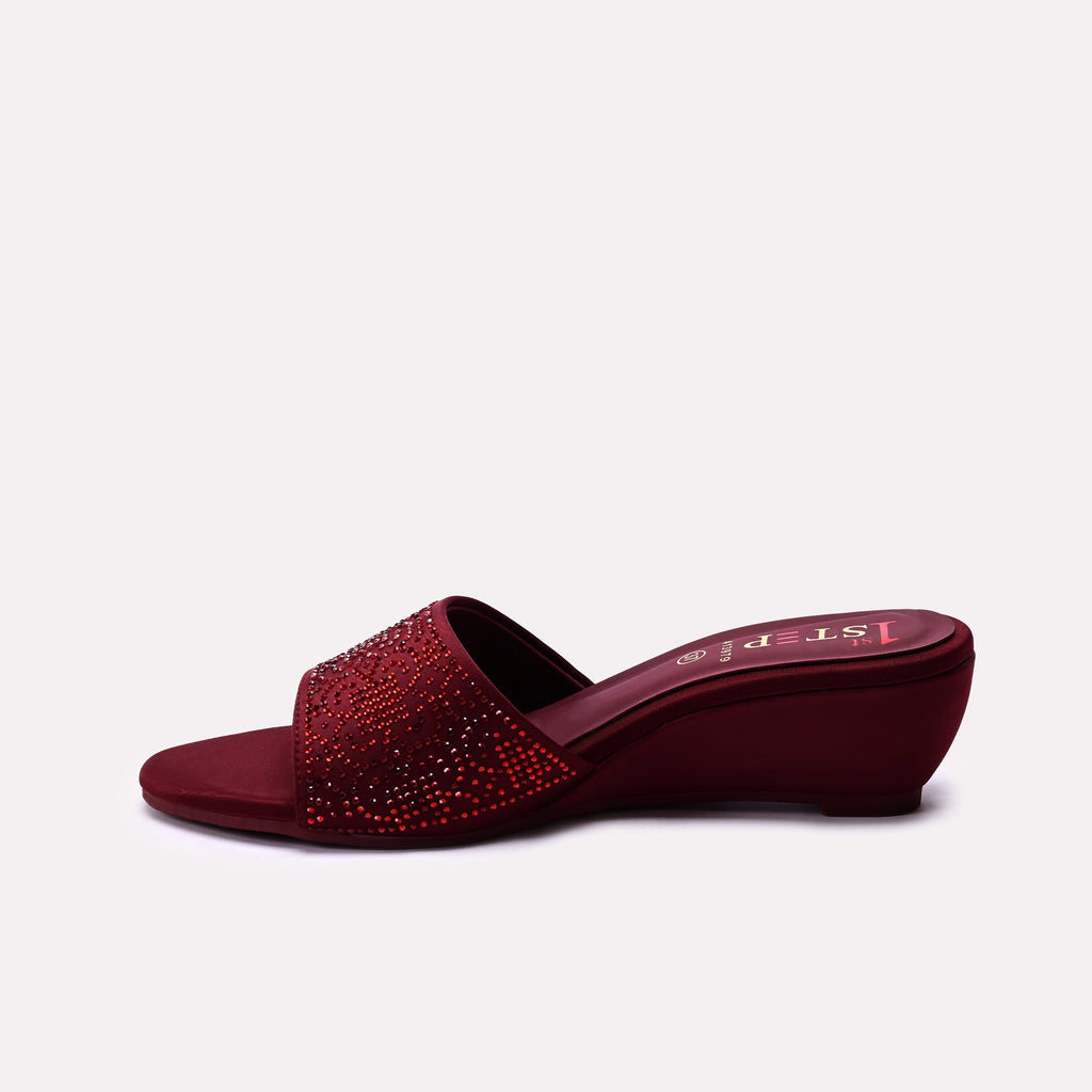 Fancy Slipper Maroon 0413979