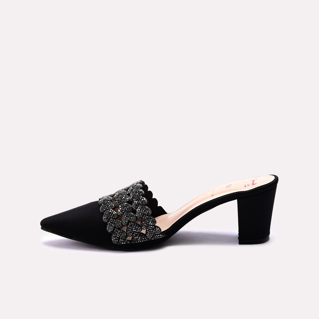 Fancy Court Shoes Black 0450136