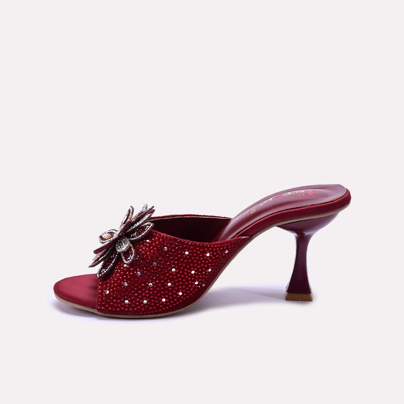 Maroon Bridal Slippers 0412762