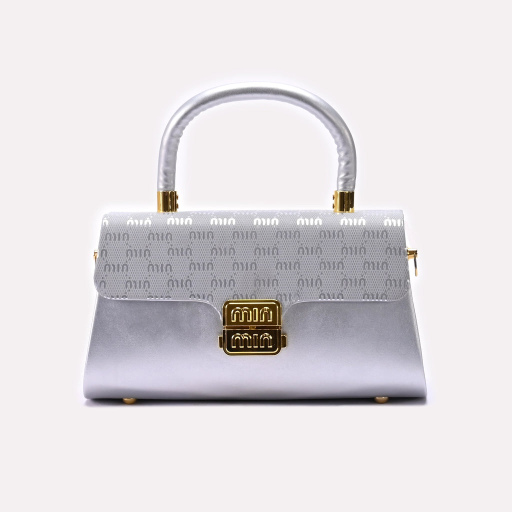 Hand Bag Silver 0322318