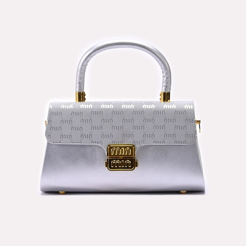 Hand Bag Silver 0322318